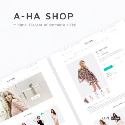 A-ha Shop | Minimal Elegant eCommerce HTML Template 1