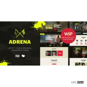 Adrena | Airsoft Club & Paintball WordPress Theme 1.2.4