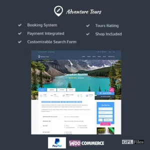 Adventure Tours - WordPress Tour/Travel Theme 4.2.3