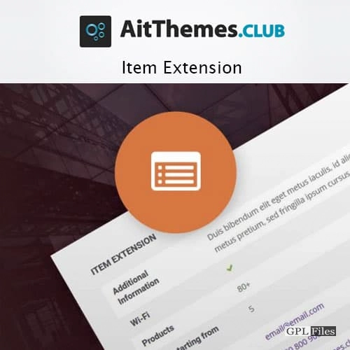 AIT Item Extension 2.0.2