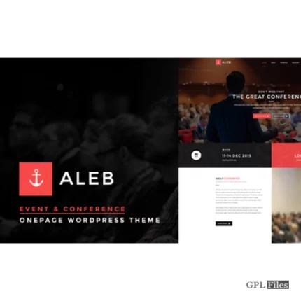 Aleb - Event Conference Onepage WordPress Theme 1.3.6