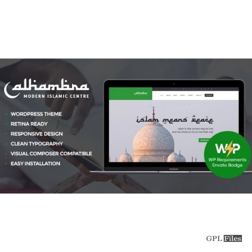 Alhambra | Islamic Centre WordPress Theme & RTL 1.1.4