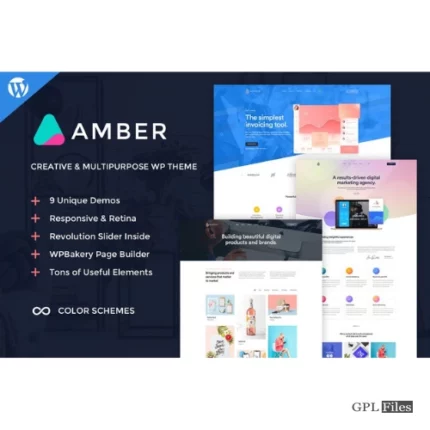 Amber Six - Creative WordPress Theme 1.11