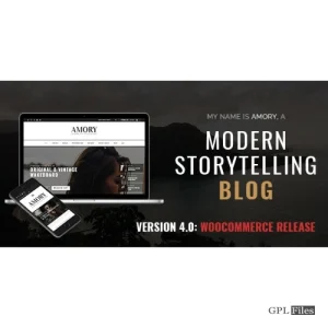 Amory Blog - A Responsive WordPress Blog Theme 4.4