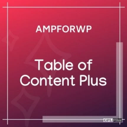 AMP Table of Content Plus for AMP 1.6.8