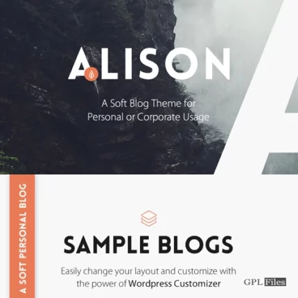 Anne Alison - Soft Personal Blog Theme 1.2.0