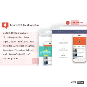Apex Notification Bar - Responsive Notification Bar Plugin for WordPress 2.1.8