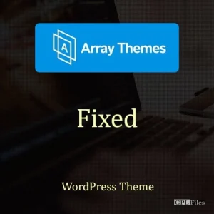 Array Themes Fixed WordPress Theme 3.3.9