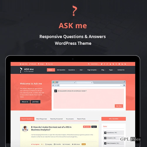 Ask Me - Responsive Questions & Answers WordPress 6.8.2