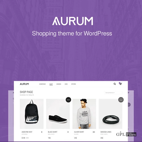 Aurum - Minimalist Shopping Theme 3.15
