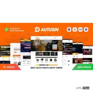 Autusin - Auto Parts & Car Accessories Shop Elementor WooCommerce WordPress Theme 2.3.2