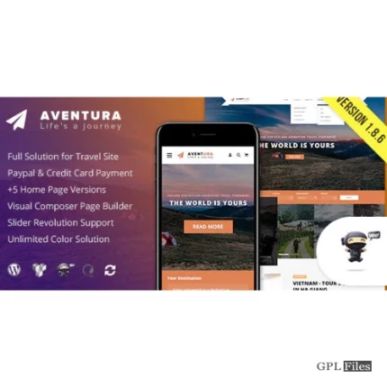 Aventura - Travel & Tour Booking System WordPress Theme 1.9.5