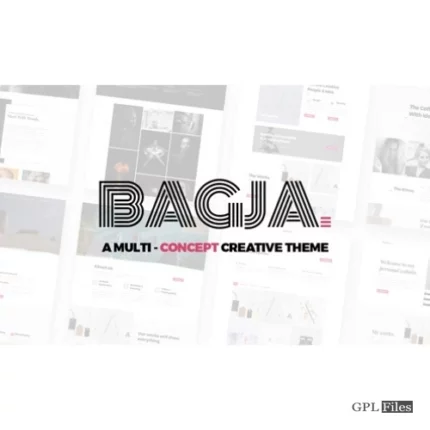 Bagja - Responsive Multi Concept & One Page Portfolio Theme 1.2.4
