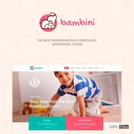 Bambini - Kindergarten & Pre-School Theme 1.1.2