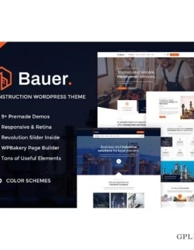 Bauer - Construction & Industrial WordPress Theme 1.17