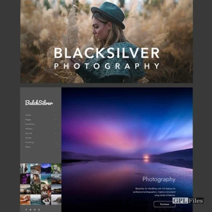 Blacksilver Photography Theme for WordPress 8.8.8