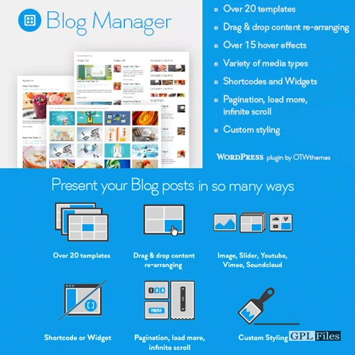 Blog Manager for WordPress 2.01
