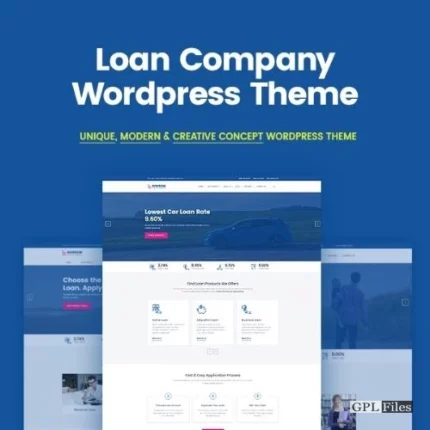 Borrow - Loan Company Responsive WordPress Theme 1.5.0