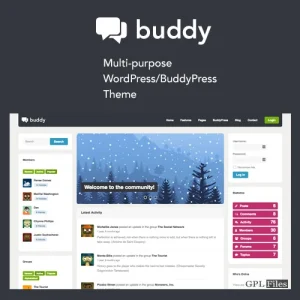 Buddy: Simple WordPress & BuddyPress Theme 2.21.1