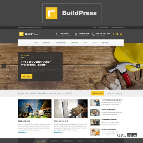 BuildPress - Multi-purpose Construction and Landscape WP Theme 5.6.3