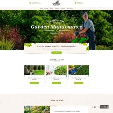 Buisson - Gardening WordPress Theme 1.1.1