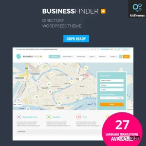 Business Finder: Directory Listing WordPress Theme 3.1.10