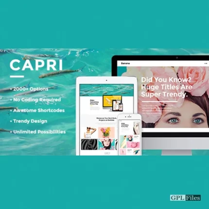 Capri - A Hot Multi-Purpose Theme 3.1