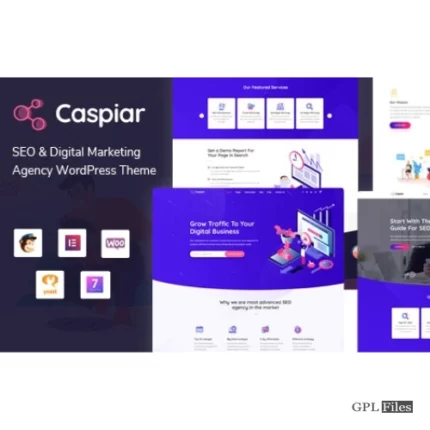 Caspiar | Digital Marketing & Agency WordPress Theme 1.3