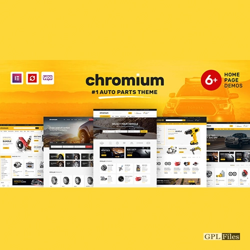 Chromium - Auto Parts Shop WordPress WooCommerce Theme 1.3.28