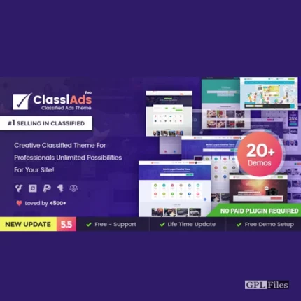 Classiads - Classified Ads WordPress Theme 5.10.8