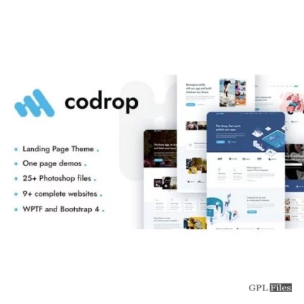Codrop - App Landing Page Theme 1