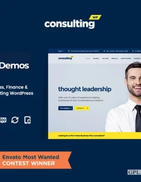 Consulting - Business Finance WordPress Theme 6.3.1