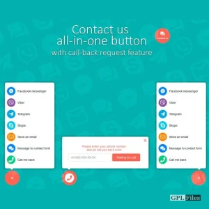 Contact us all-in-one button with callback request feature for WordPress 2.2.4