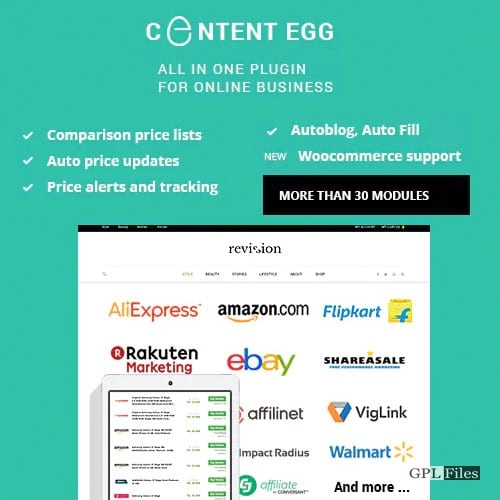 Content Egg Pro - all in one plugin for Affiliate 10.2.1