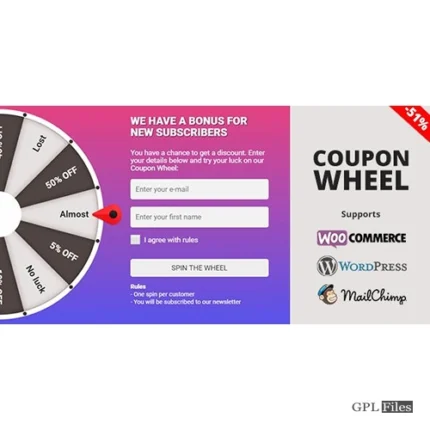 Coupon Wheel for WooCommerce 3.4.6