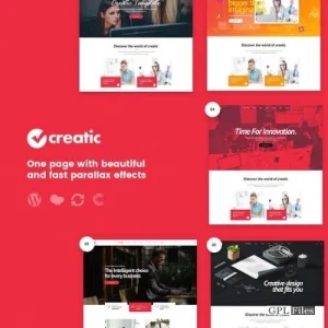 Creatic - One Page Parallax WordPress 1.1