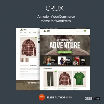 Crux - A modern and lightweight WooCommerce theme 2.2.0