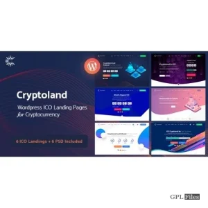Crypto-land - Crypto Currency Landing Page WordPress Theme 2.2.3