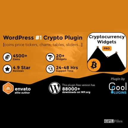 Cryptocurrency Widgets Pro - WordPress Crypto Plugin 2.9