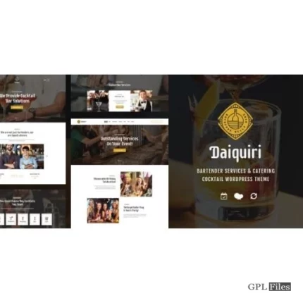 Daiquiri | Bartender Services & Catering Cocktail WordPress Theme 1.1.1