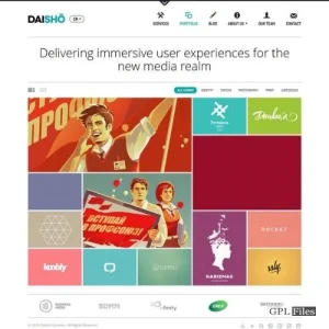 Daisho - Flexible WordPress Portfolio Theme 4