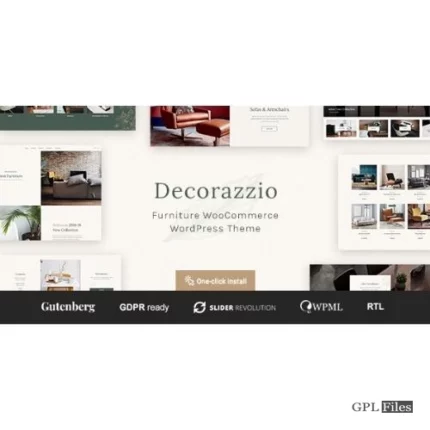 Decorazzio - Interior Design and Furniture Store WordPress Theme 1.0.1