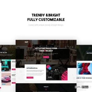 Derwati - Trendy & Creative Portfolio Theme 1.1
