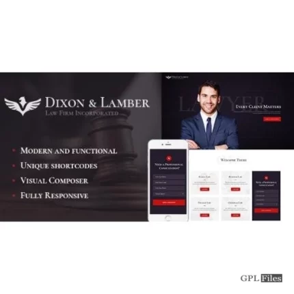Dixon & Lamber | Law Firm WordPress Theme 1.2.1