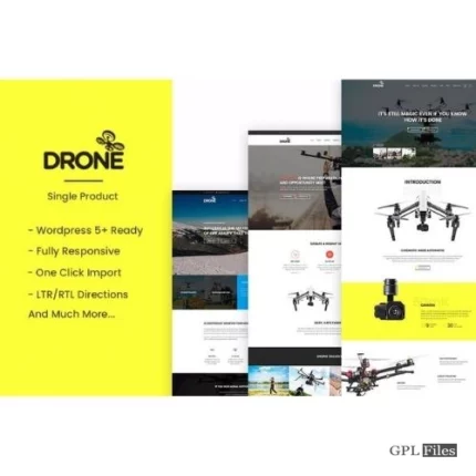 Drone - Single Product WordPress Theme 1.29