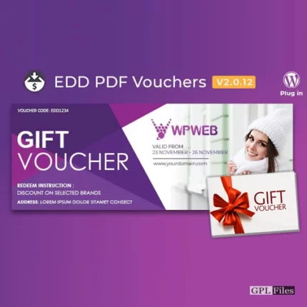Easy Digital Downloads - PDF Vouchers 2.1.3