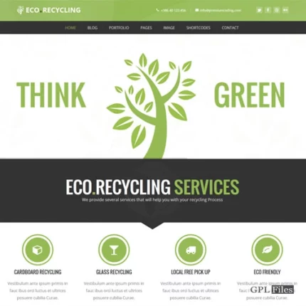 Eco Recycling - Ecology & Nature WordPress Theme 2.2