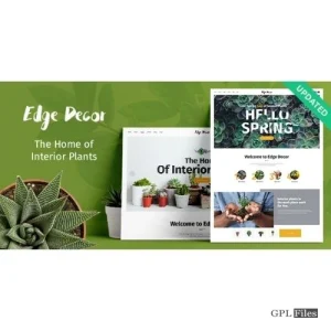 Edge Decor | A Modern Gardening & Landscaping WordPress Theme 1.2.1