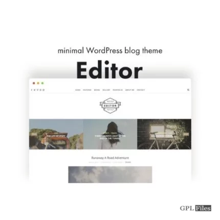 Editor Blog - A WordPress Blog Theme for Bloggers 1.5.6