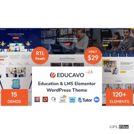 Educavo - Online Courses & Education WordPress Theme 2.9.3